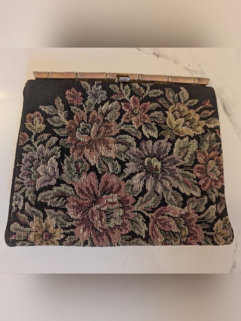 1950s Needlepoint Clutch